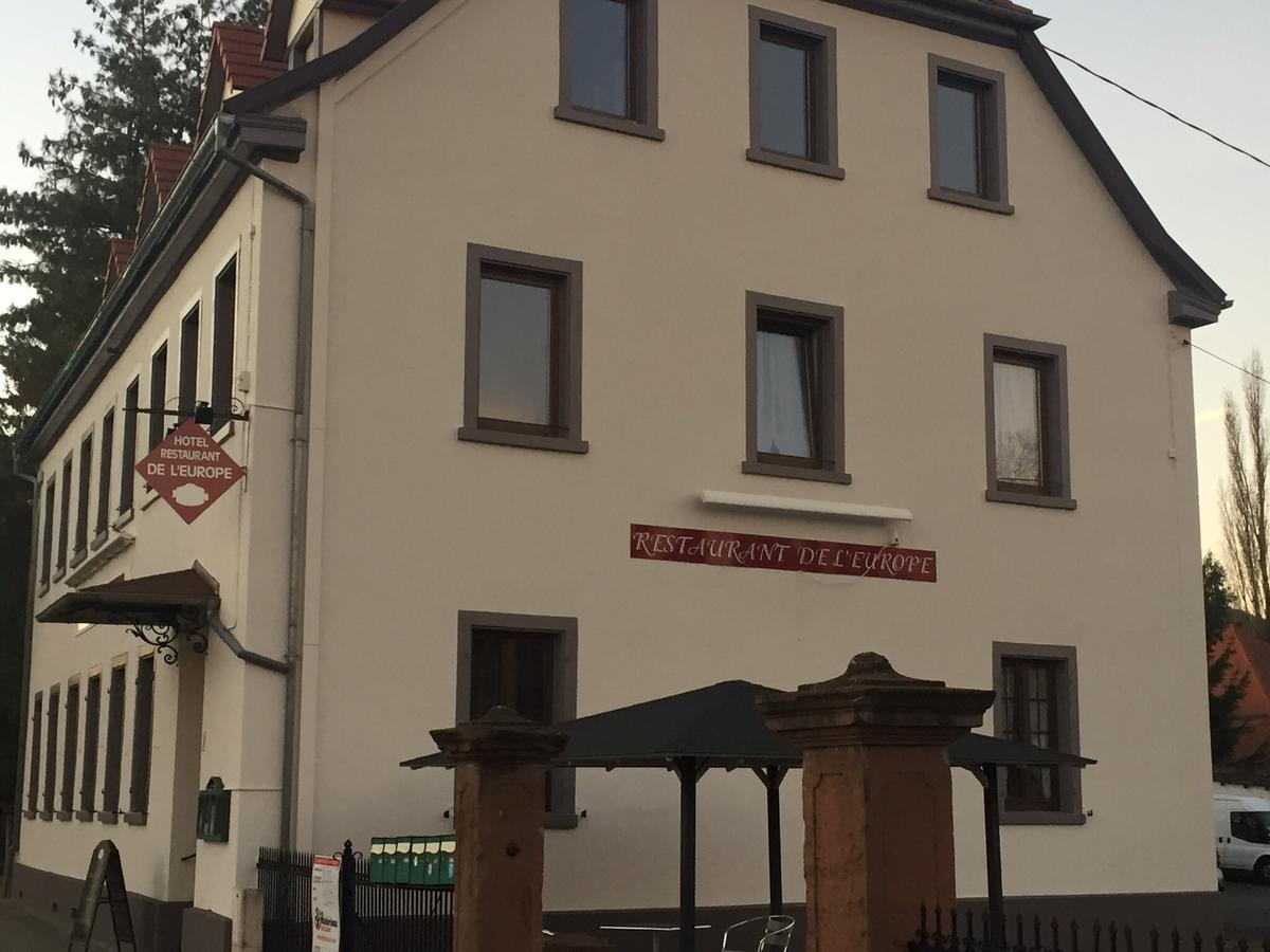 Hotel Restaurant De L'Europe 维桑堡 外观 照片